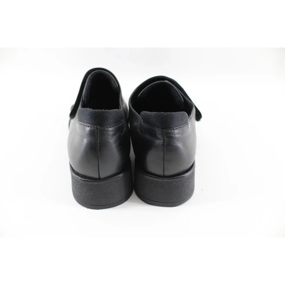 Ecco‎ Twist Black Leather Women's Loafers Slip On Casual Shoes size 4 UK 6 US